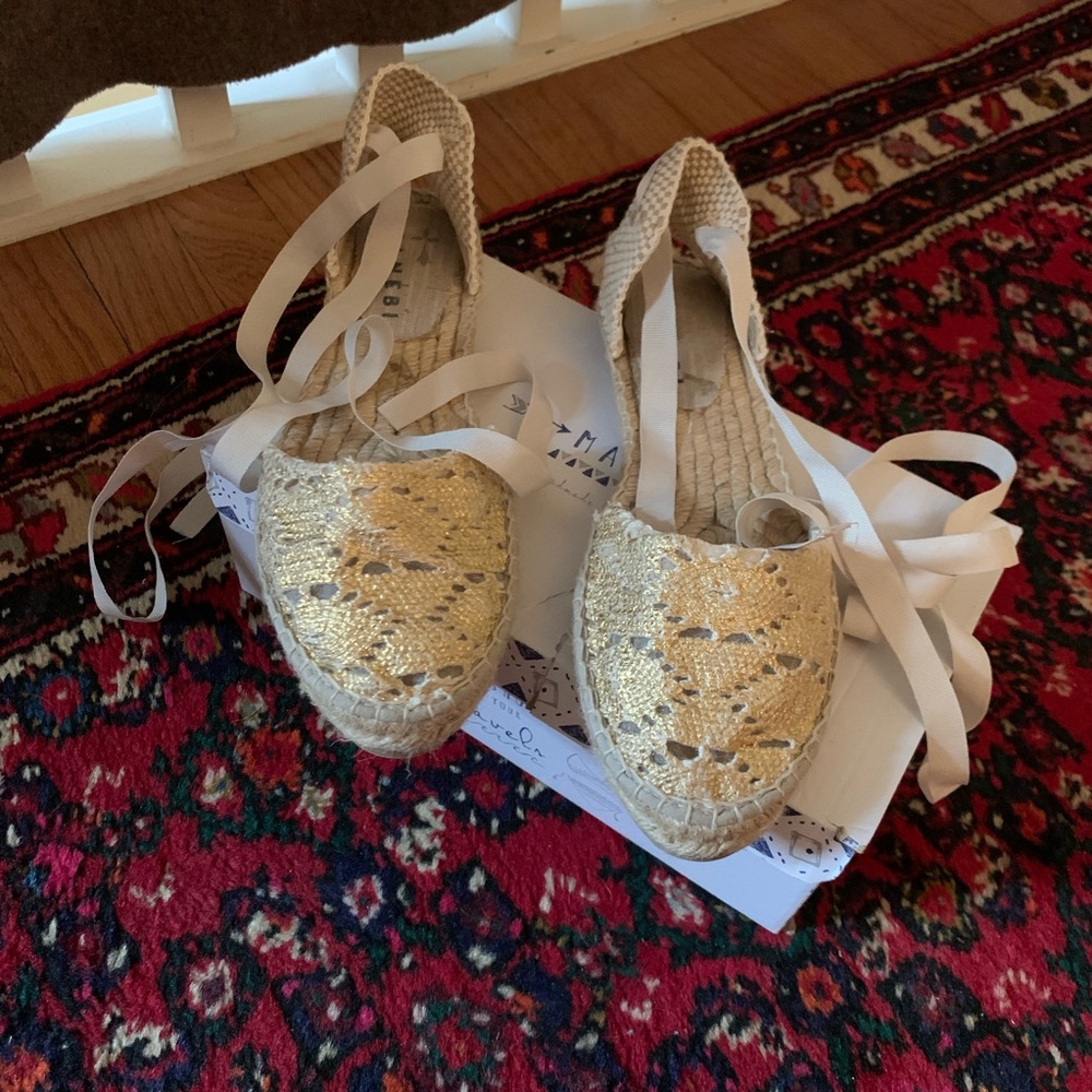 Anthropologie Manebi Macrame Espadrilles - Barely worn - Picture 2 of 7